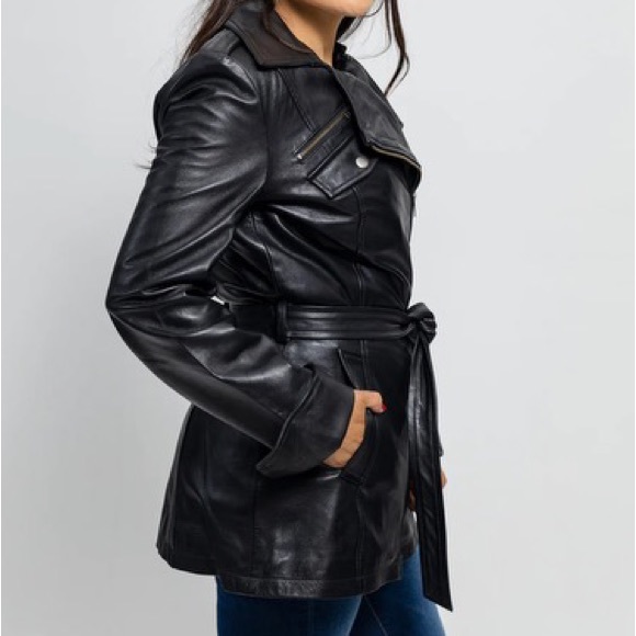 MONDAY MARKDOWN Whet Blu Traci Women’s Leather jacket in Black - Picture 3 of 14